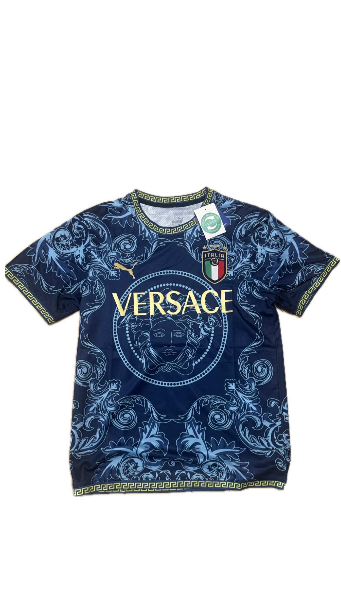 Italy X Versace Jersey 2023 Blue Edition