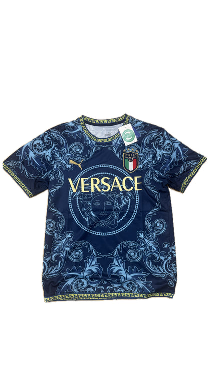 Italy X Versace Jersey 2023 Blue Edition