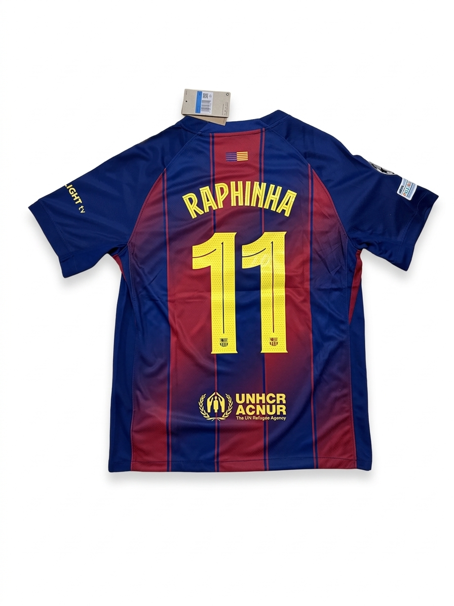 RAPHINHA Barcelona Home Kit 2025/26
