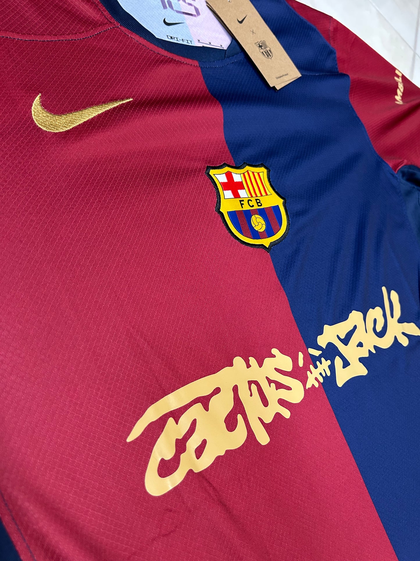 Fc BarcelonaA x Travis Scott Limited Edition Home Kit 2025